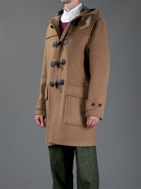 burberry canvas duffle vintage|burberry duffle coat men's.